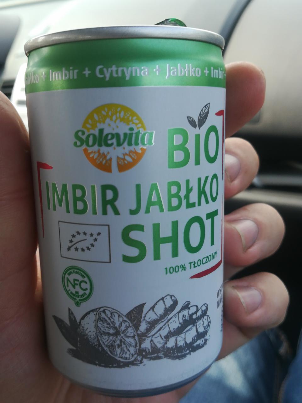 Zdjęcia - Solevita bio imbir jabłko cytryna shot