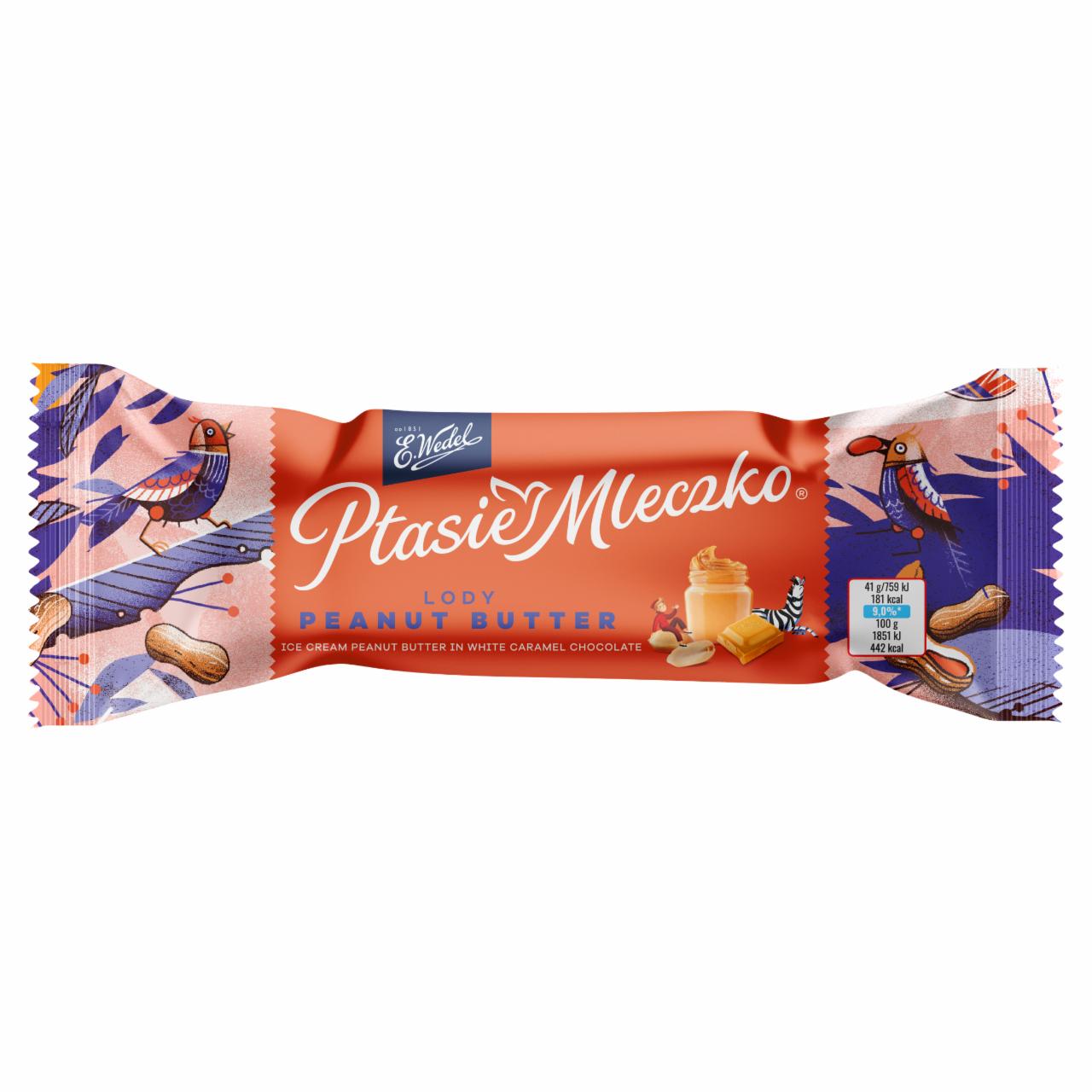 Zdjęcia - E. Wedel Ptasie Mleczko Peanut Butter Lody 90 ml