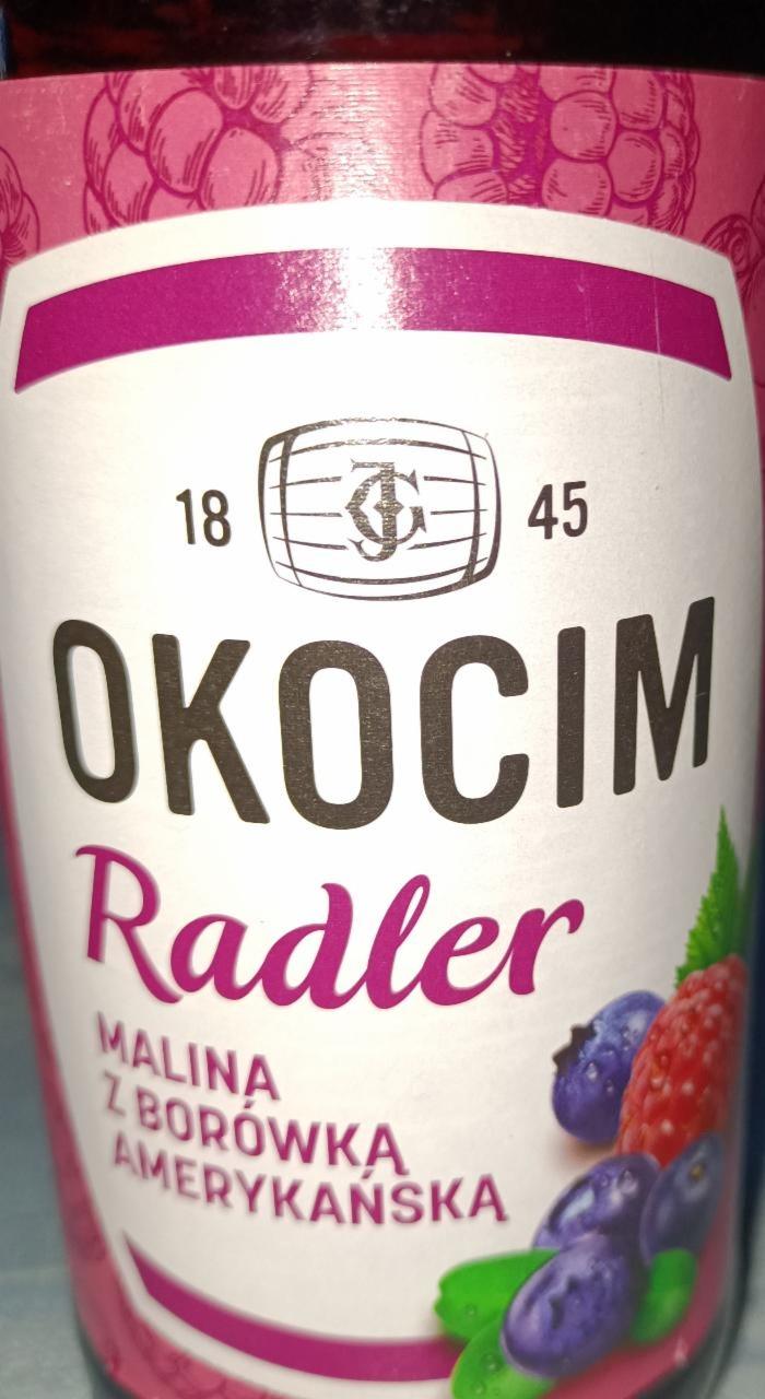 Zdjęcia - Okocim radler malina z borówką amerykańską