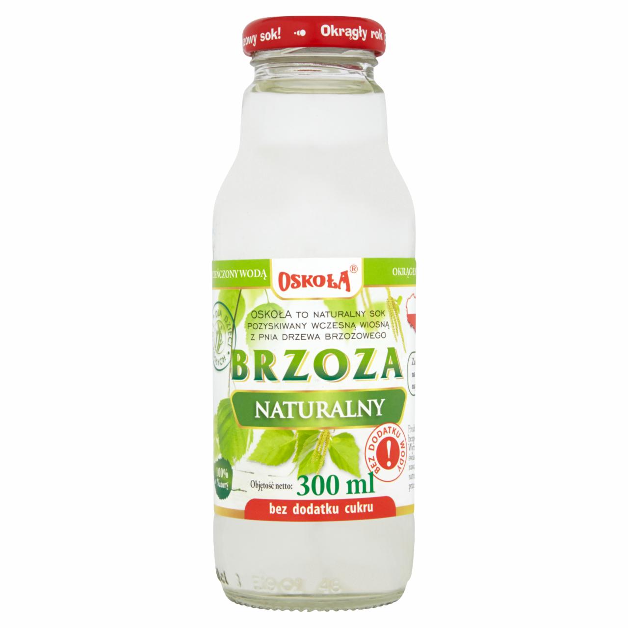 Zdjęcia - Oskoła Brzoza bez dodatku cukru Naturalny sok 300 ml