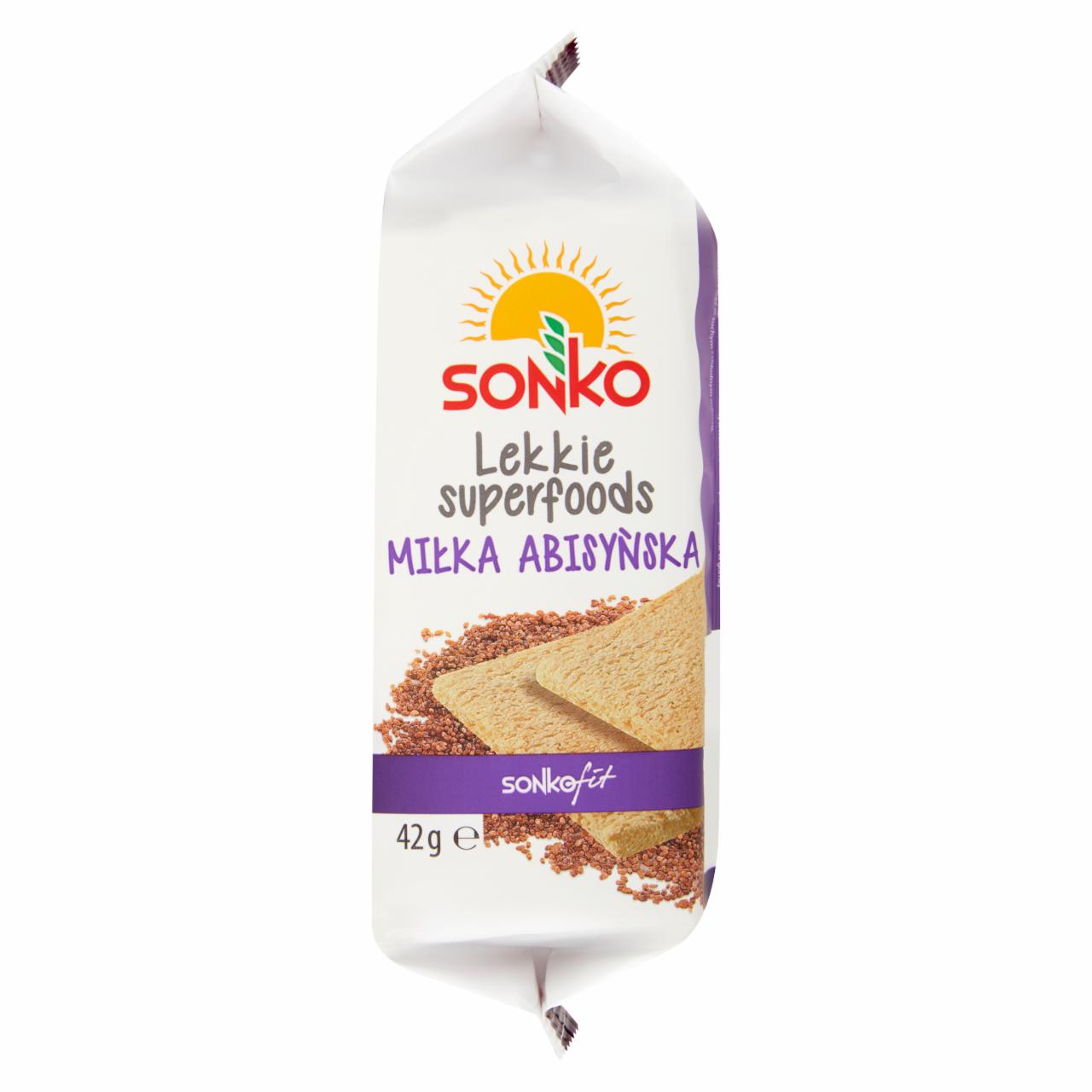 Zdjęcia - Sonko Fit Pieczywo Lekkie superfoods miłka abisyńska 42 g