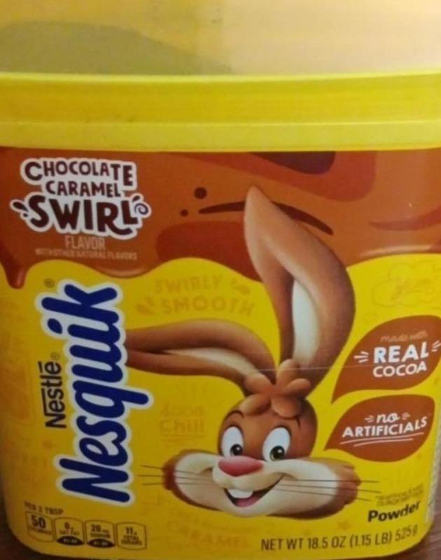 Zdjęcia - Nesquik Chocolate Carmel Swirl flavour Nestlé