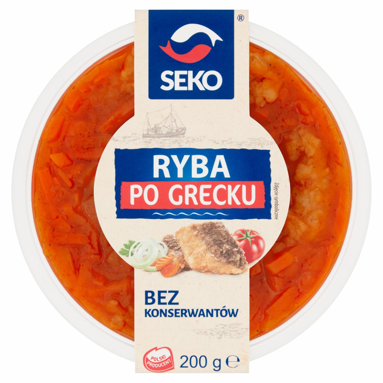 Zdjęcia - Ryba po grecku Seko