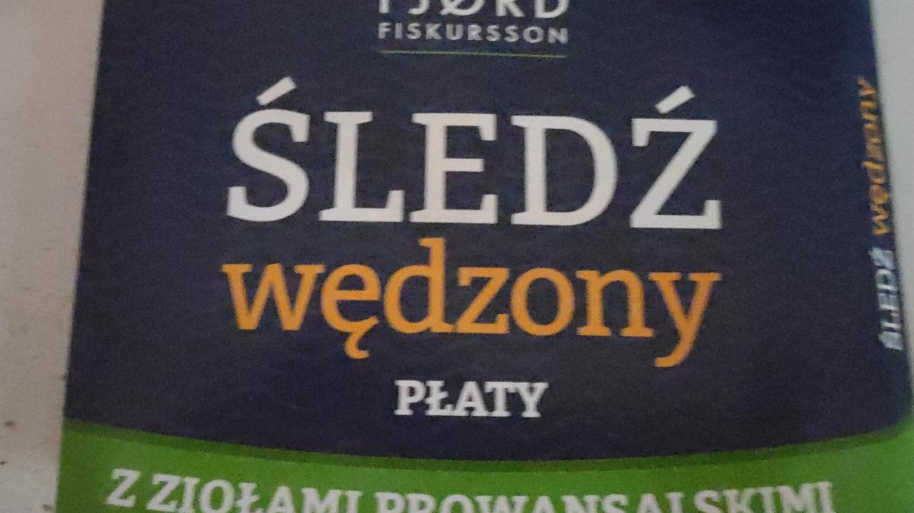 Zdjęcia - Śledź wędzony płaty z ziołami prowansalskimi Fjord Fiskursson