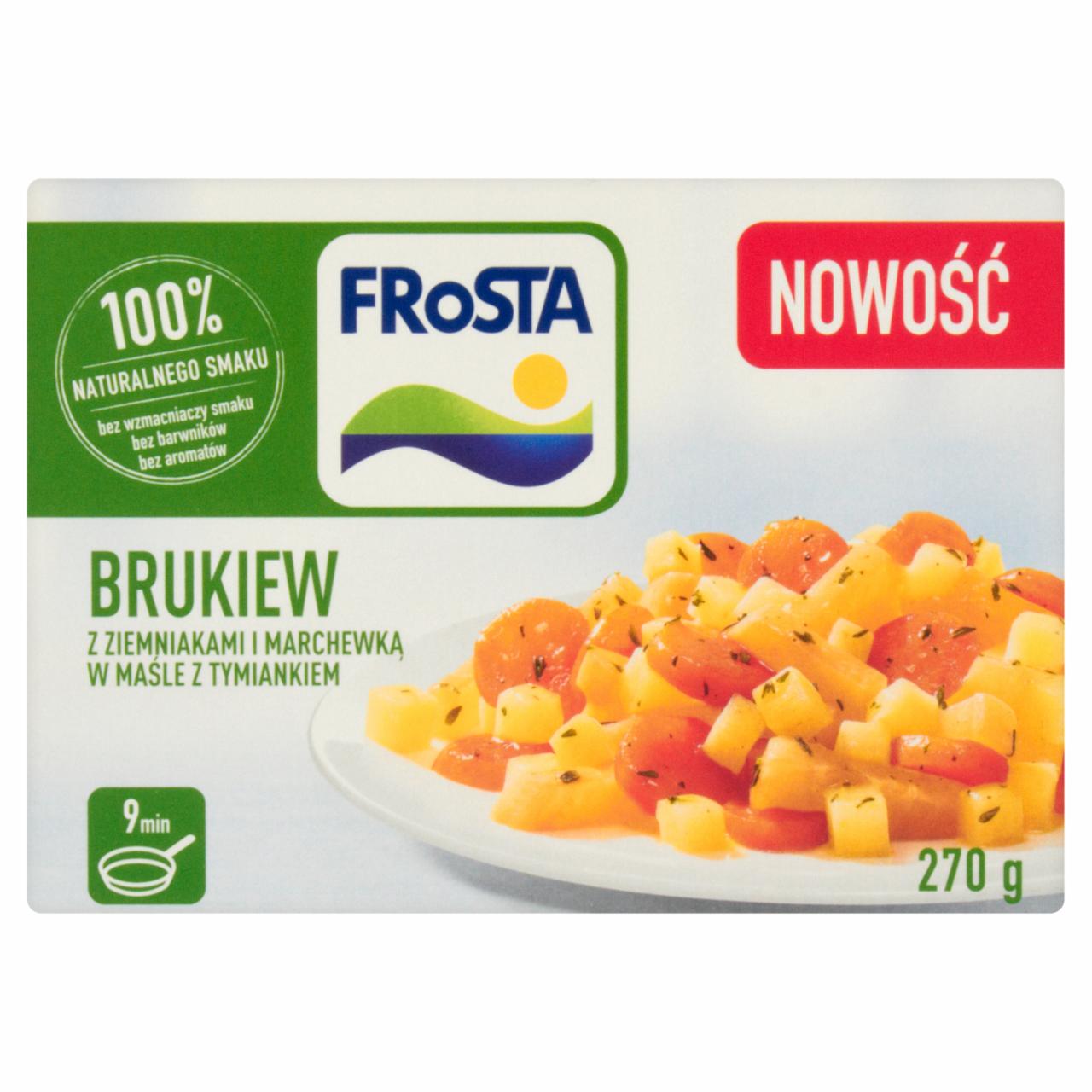 Zdjęcia - FRoSTA Brukiew z ziemniakami i marchewką w maśle z tymiankiem 270 g