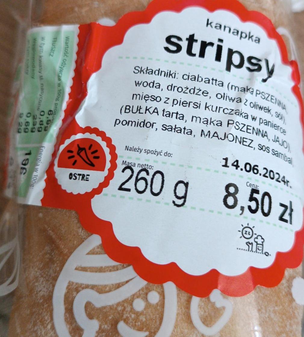 Zdjęcia - Kanapka stripsy ostra Ślimak