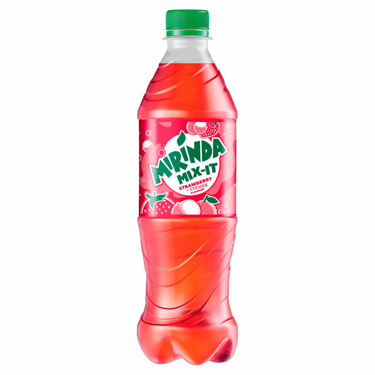 Zdjęcia - Mirinda Mix-It Strawberry + Lychee Napój gazowany 0,5 l