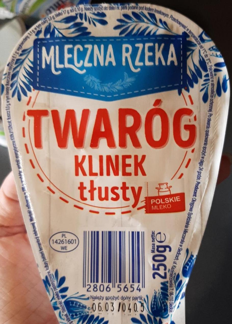 Zdjęcia - Twaróg Klinek tłusty Mleczna rzeka