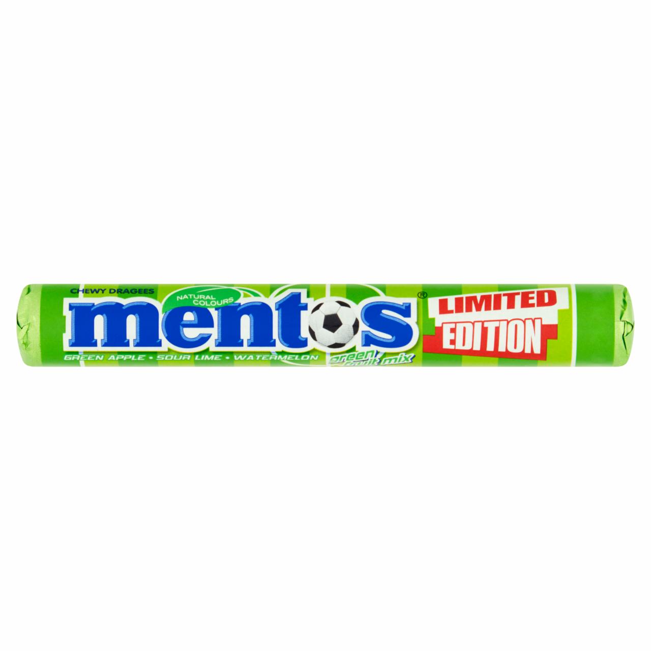 Zdjęcia - Mentos Green Fruit Mix Cukierki do żucia 37,5 g