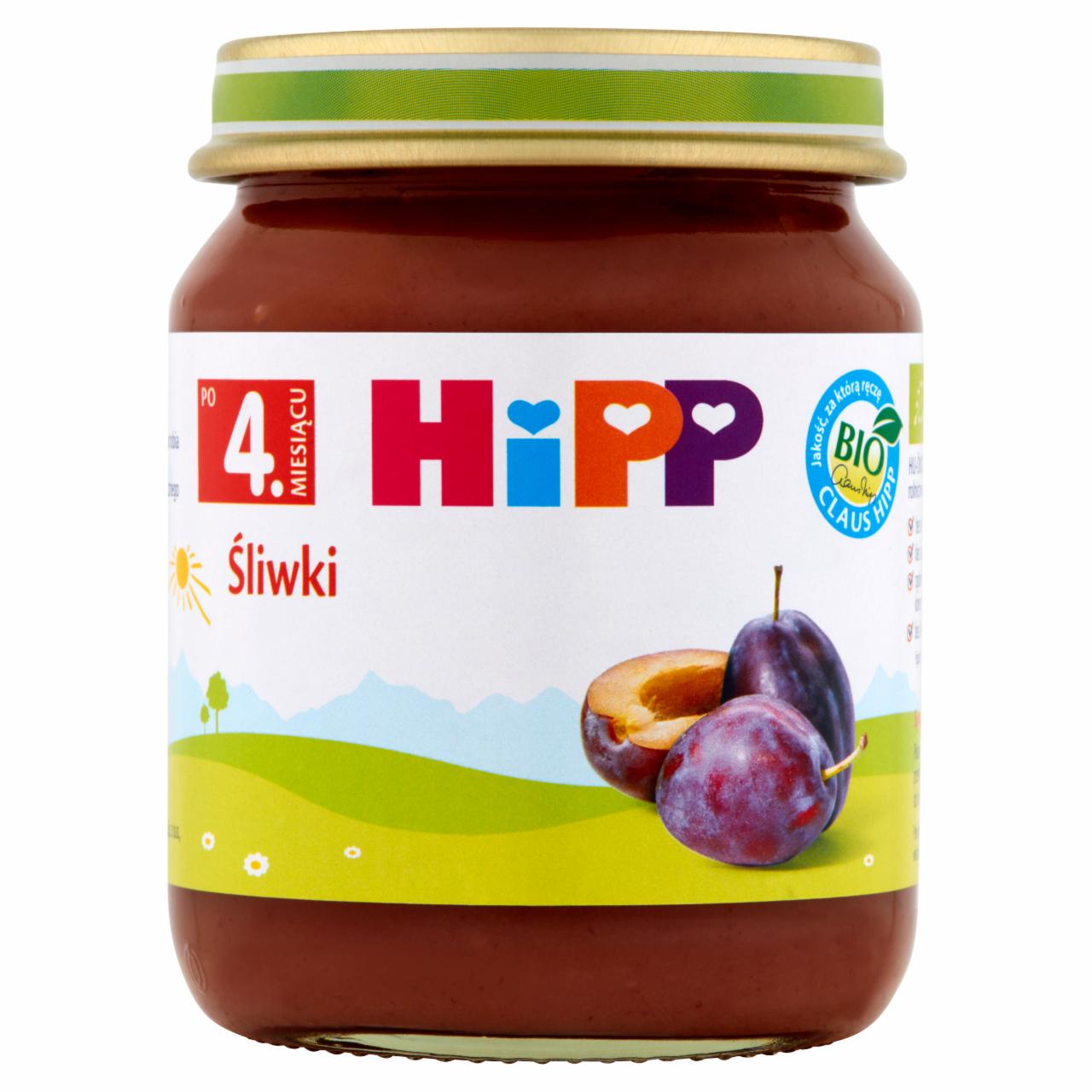 Zdjęcia - HiPP BIO Śliwki po 4. miesiącu 125 g