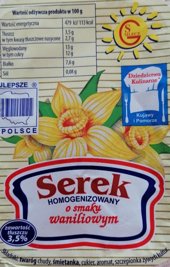 Zdjęcia - Serek homogenizowany o smaku waniliowym GSmilcz