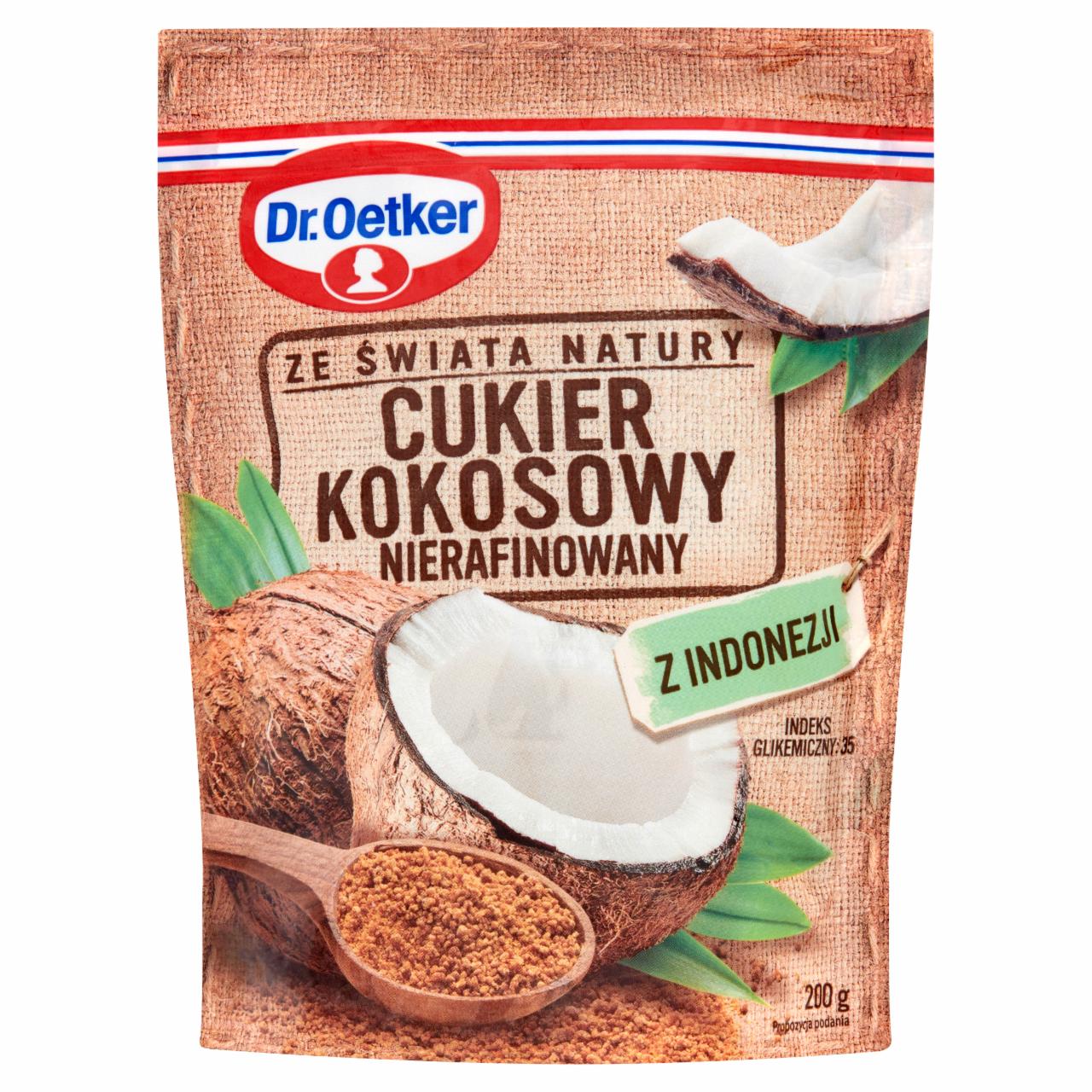 Zdjęcia - Dr. Oetker Ze świata natury Cukier kokosowy nierafinowany 200 g