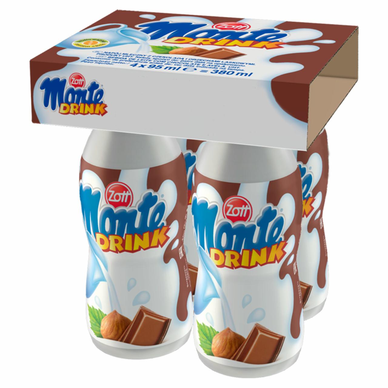 Zdjęcia - Zott Monte Napój mleczny 380 ml (4 x 95 ml)