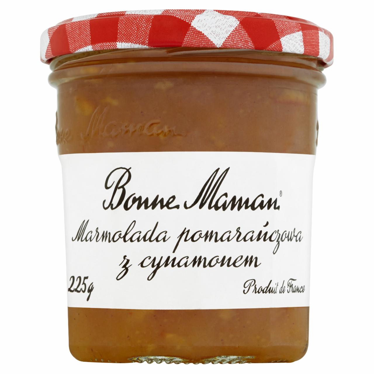 Zdjęcia - Bonne Maman Marmolada pomarańczowa z cynamonem 225 g