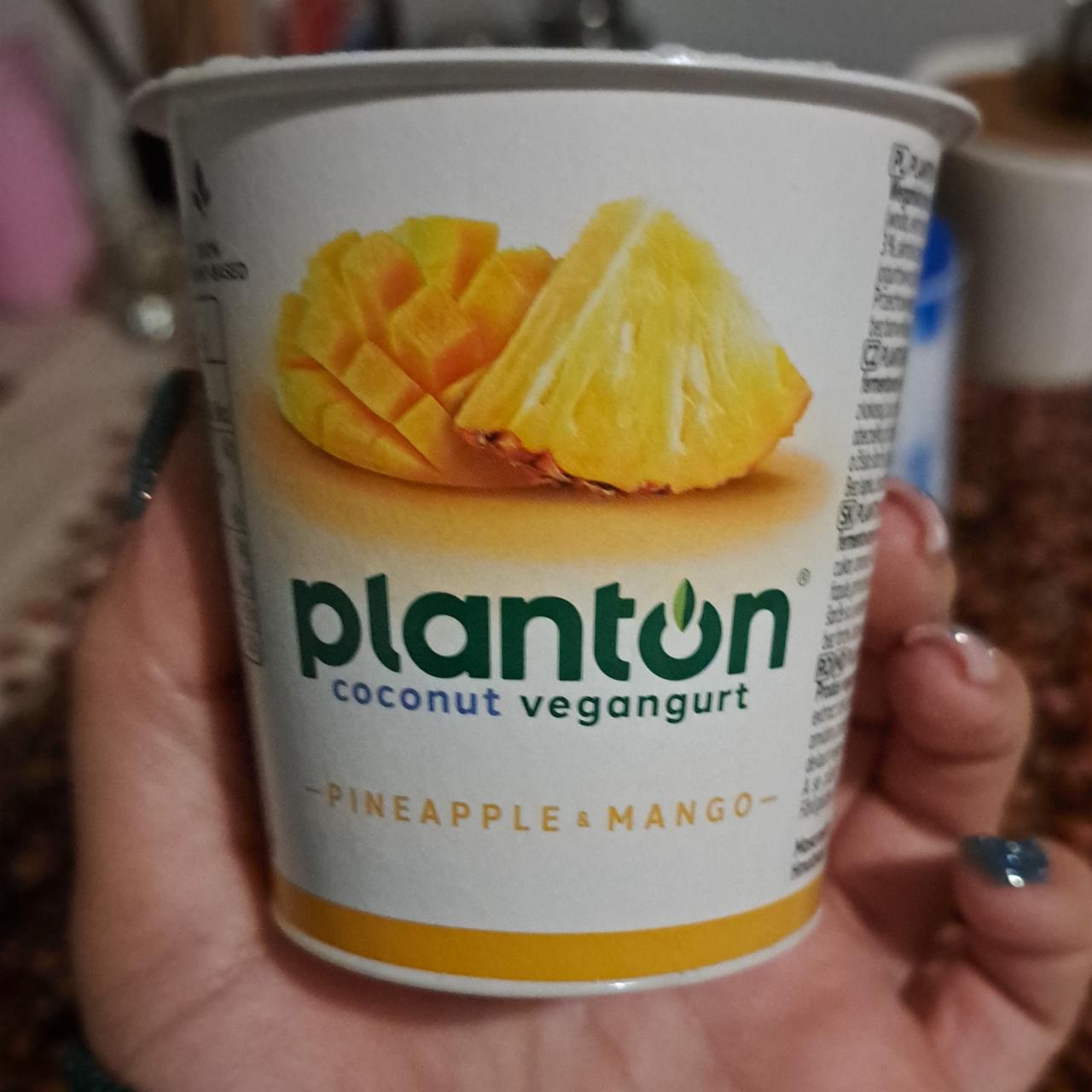 Zdjęcia - Pineapple & Mango Coconut Coconut Vegangurt Planton