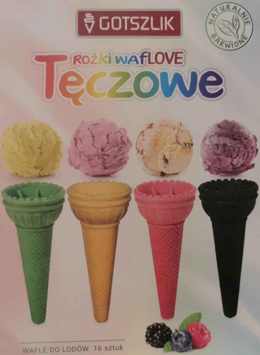 Zdjęcia - Teczowe wafle do lodów Gotszlik