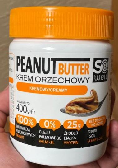 Zdjęcia - Peanut Butter Krem orzechowy kremowy So Well