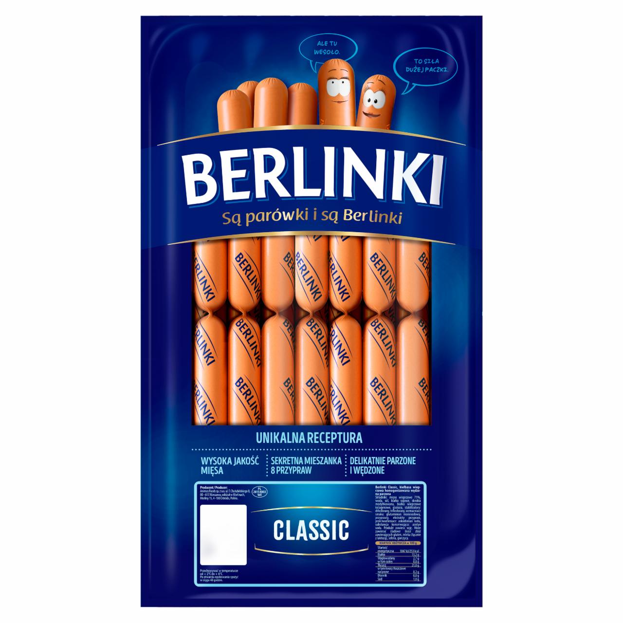 Zdjęcia - Berlinki Classic Parówki 1,5 kg