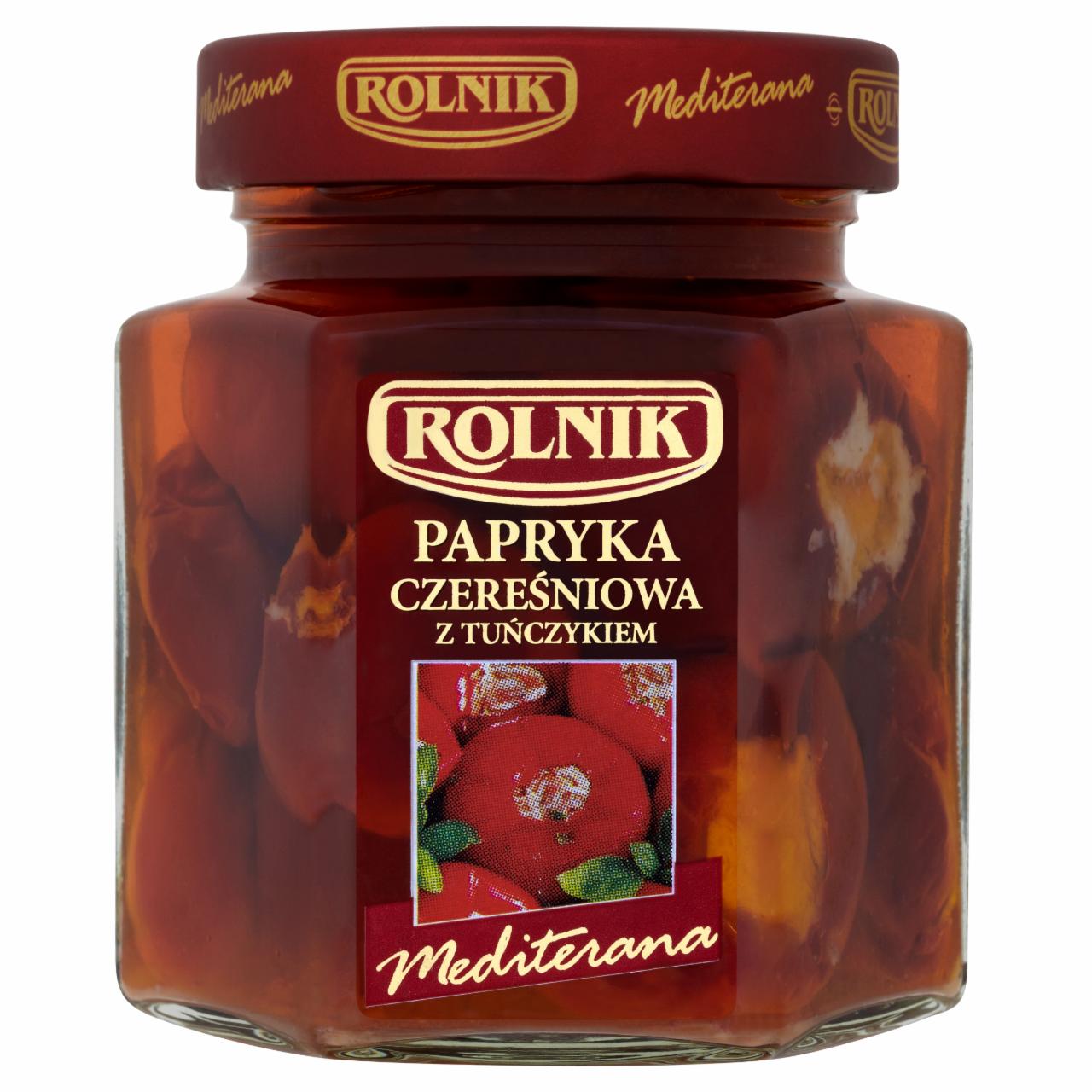 Zdjęcia - Rolnik Mediterana Papryka czereśniowa z tuńczykiem 270 g