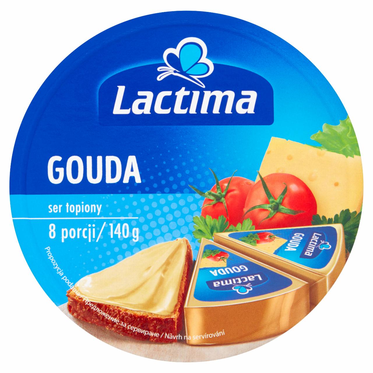 Zdjęcia - Lactima Ser topiony Gouda 140 g (8 x 17,5 g)