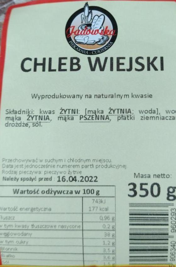 Zdjęcia - Chleb wiejski Jadowska