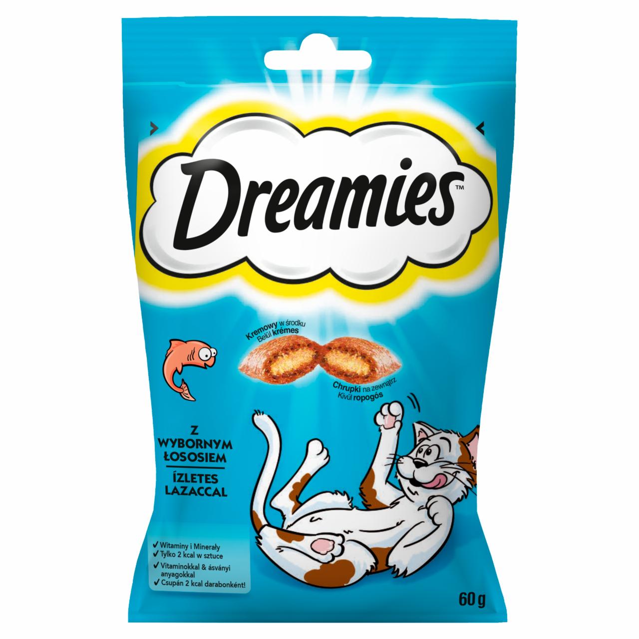 Zdjęcia - Dreamies Karma uzupełniająca z wybornym łososiem 60 g