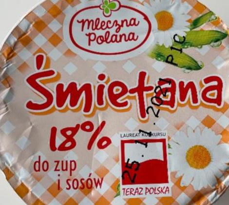 Zdjęcia - Śmietana 18% mleczna polana