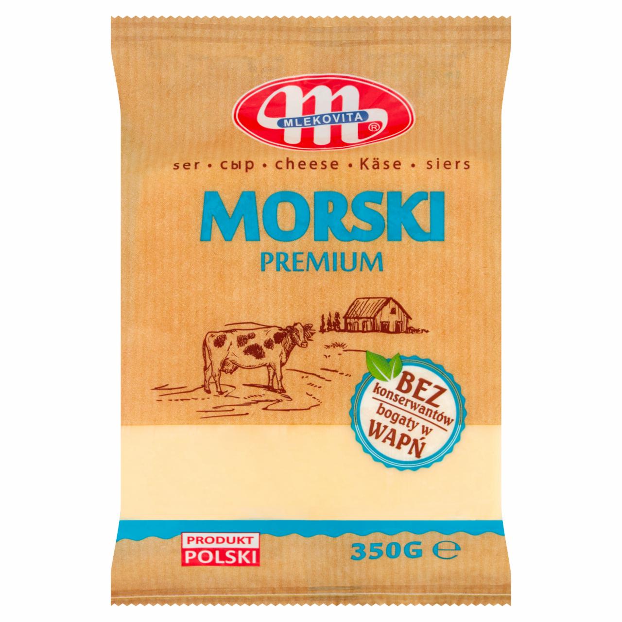 Zdjęcia - Mlekovita Ser Morski premium 350 g