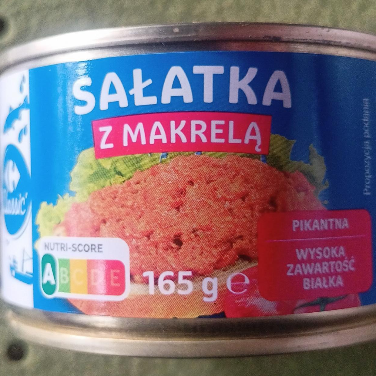 Zdjęcia - Sałatka z makrelą pikantna Carrefour Classic