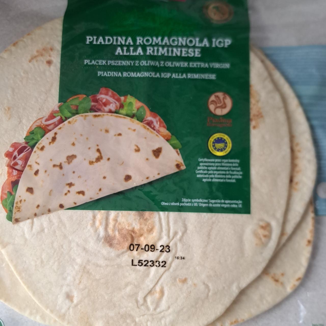 Zdjęcia - Piadina romagnola igp alla riminese Biedronka