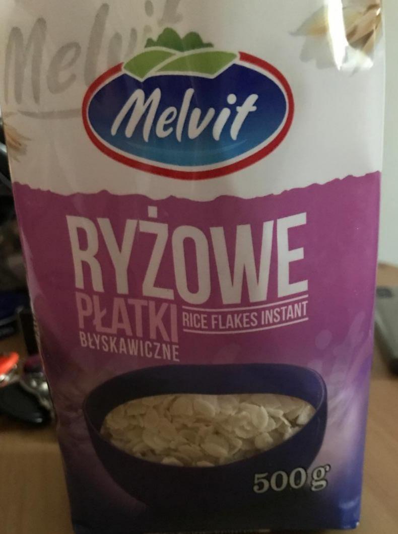 Zdjęcia - Melvit Ryżowe płatki błyskawiczne 500 g