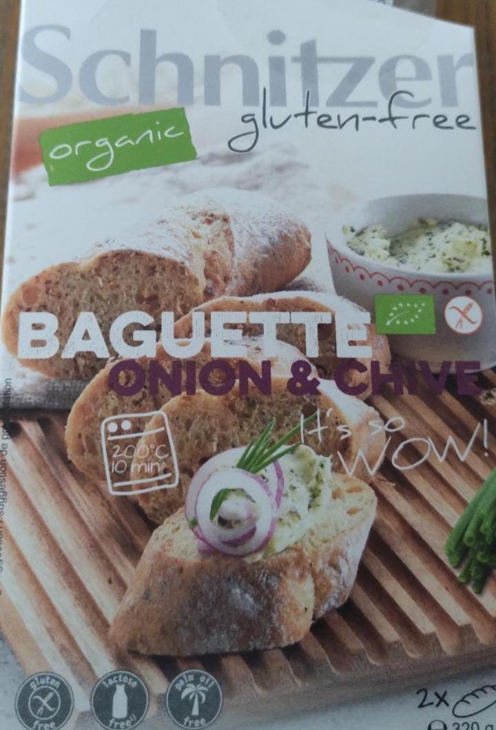 Zdjęcia - Bio Baguette Onion & Chive Schnitzer