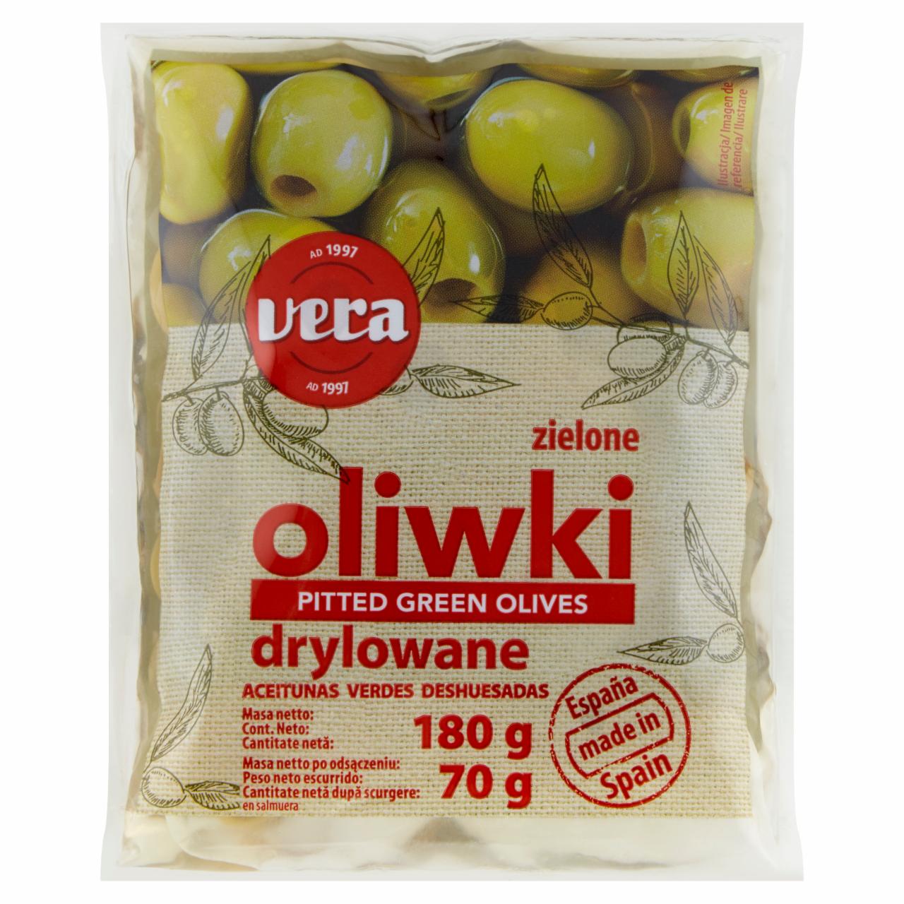 Zdjęcia - Vera Oliwki zielone drylowane