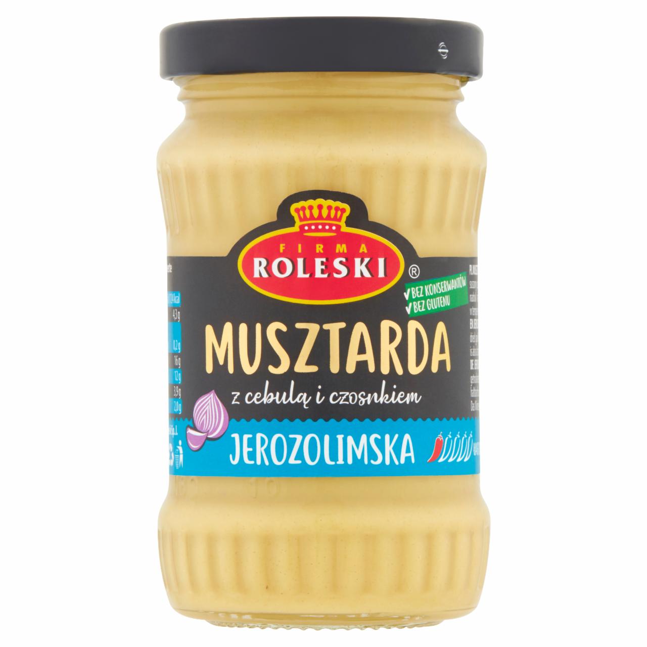 Zdjęcia - Firma Roleski Musztarda jerozolimska 175 g