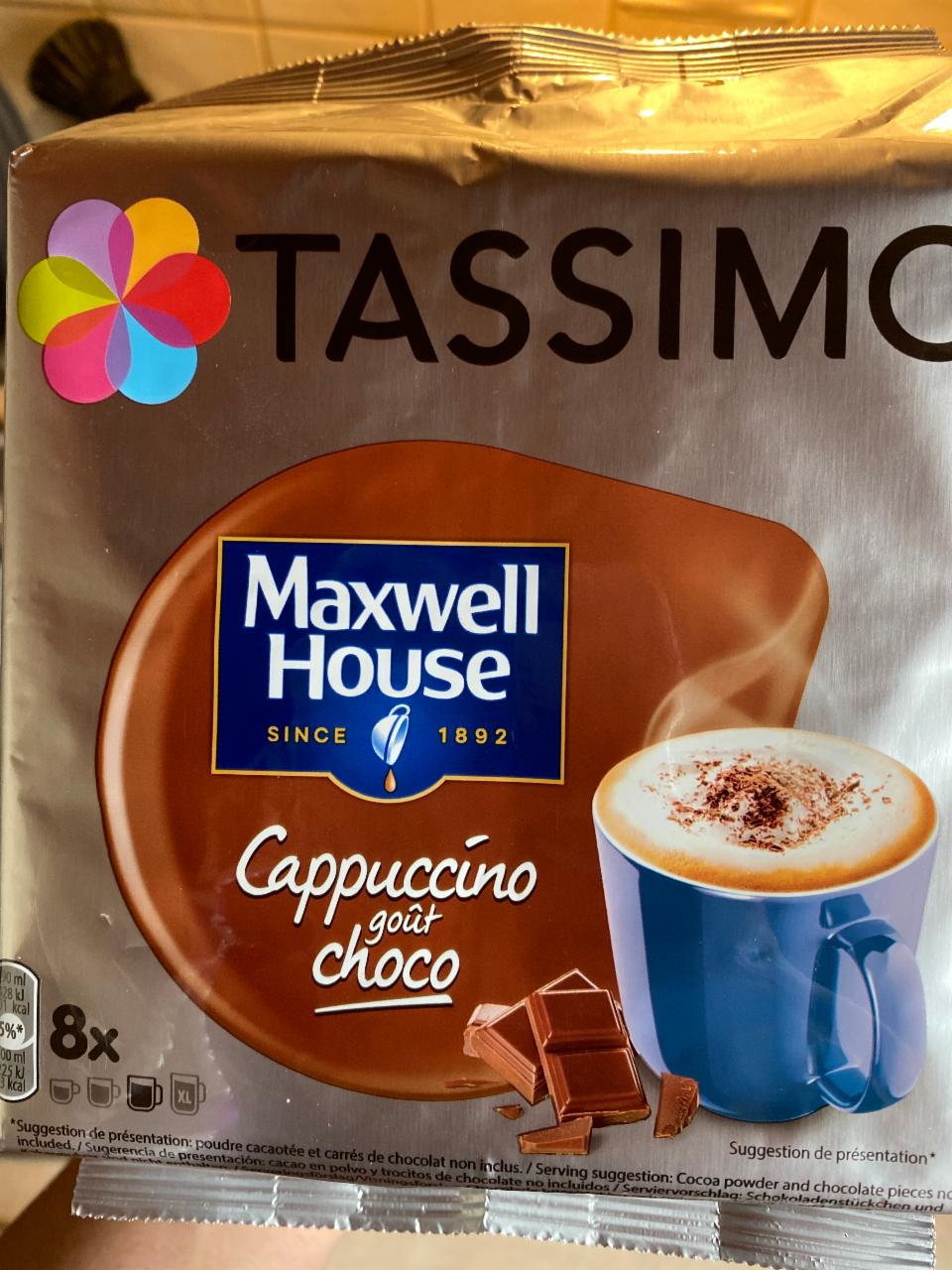 Zdjęcia - Maxwell house cappuccino goút choco Tassimo