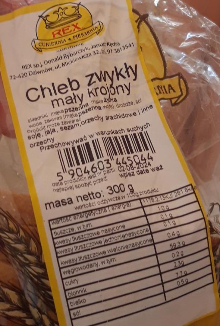 Zdjęcia - Chleb zwykły mały krojony REX