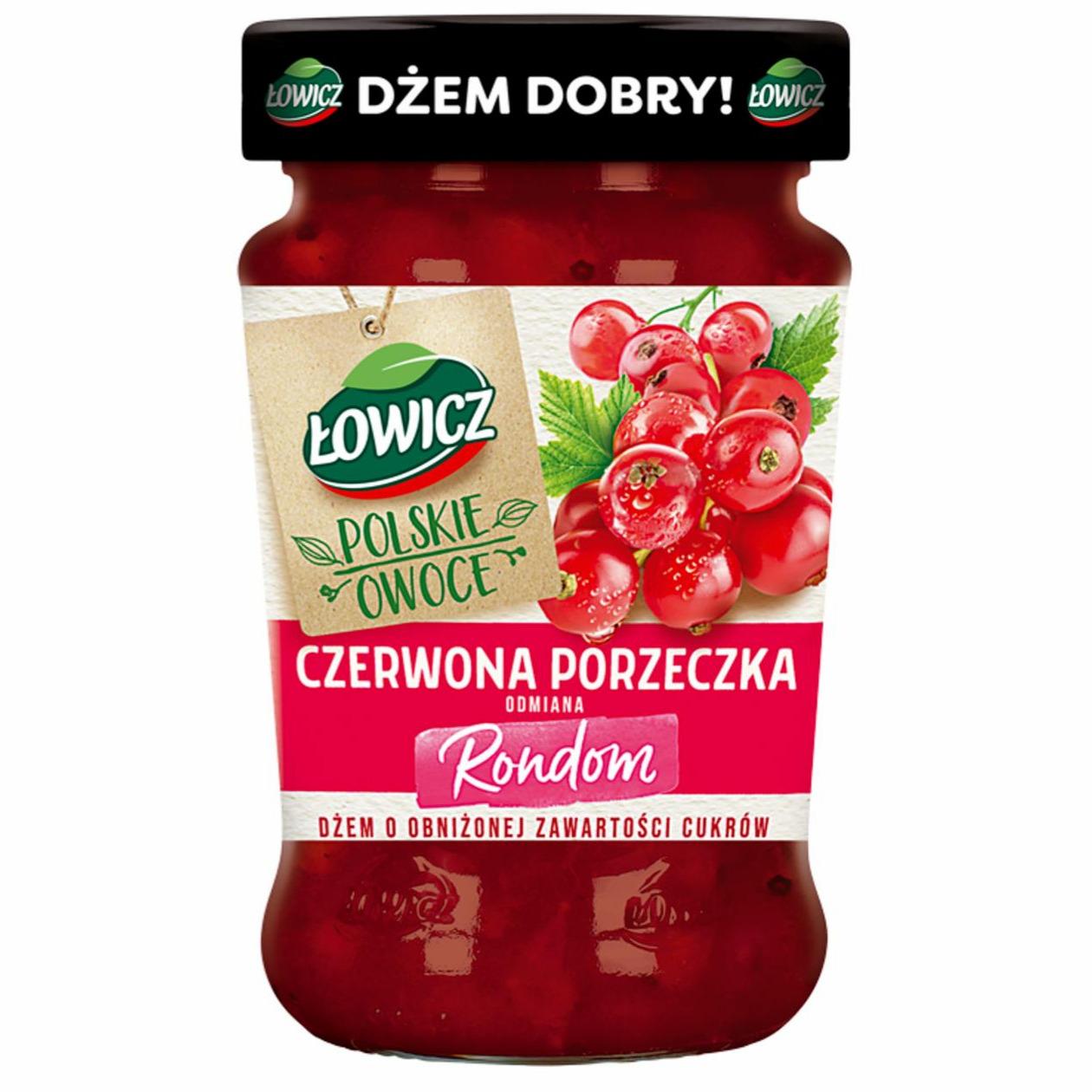 Zdjęcia - Dżem o obniżonej zawartości cukrów czerwona porzeczka odmiana Rondom Łowicz