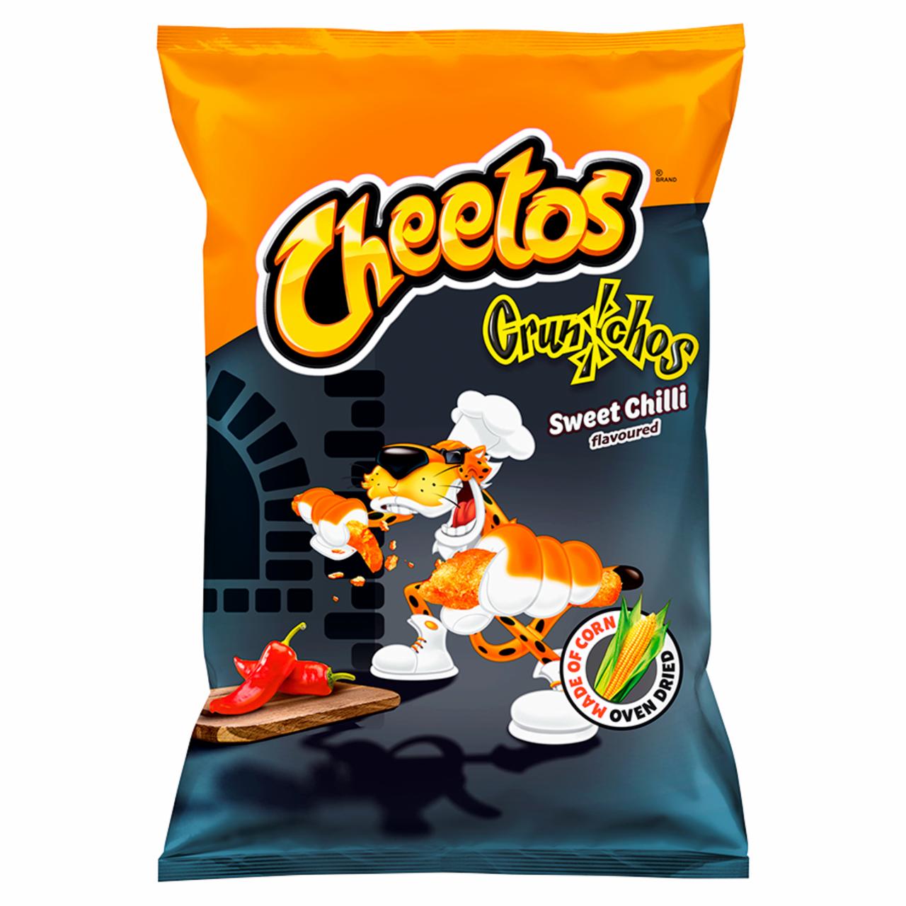 Zdjęcia - Cheetos Crunchos Chrupki kukurydziane o smaku słodkie chilli 80 g