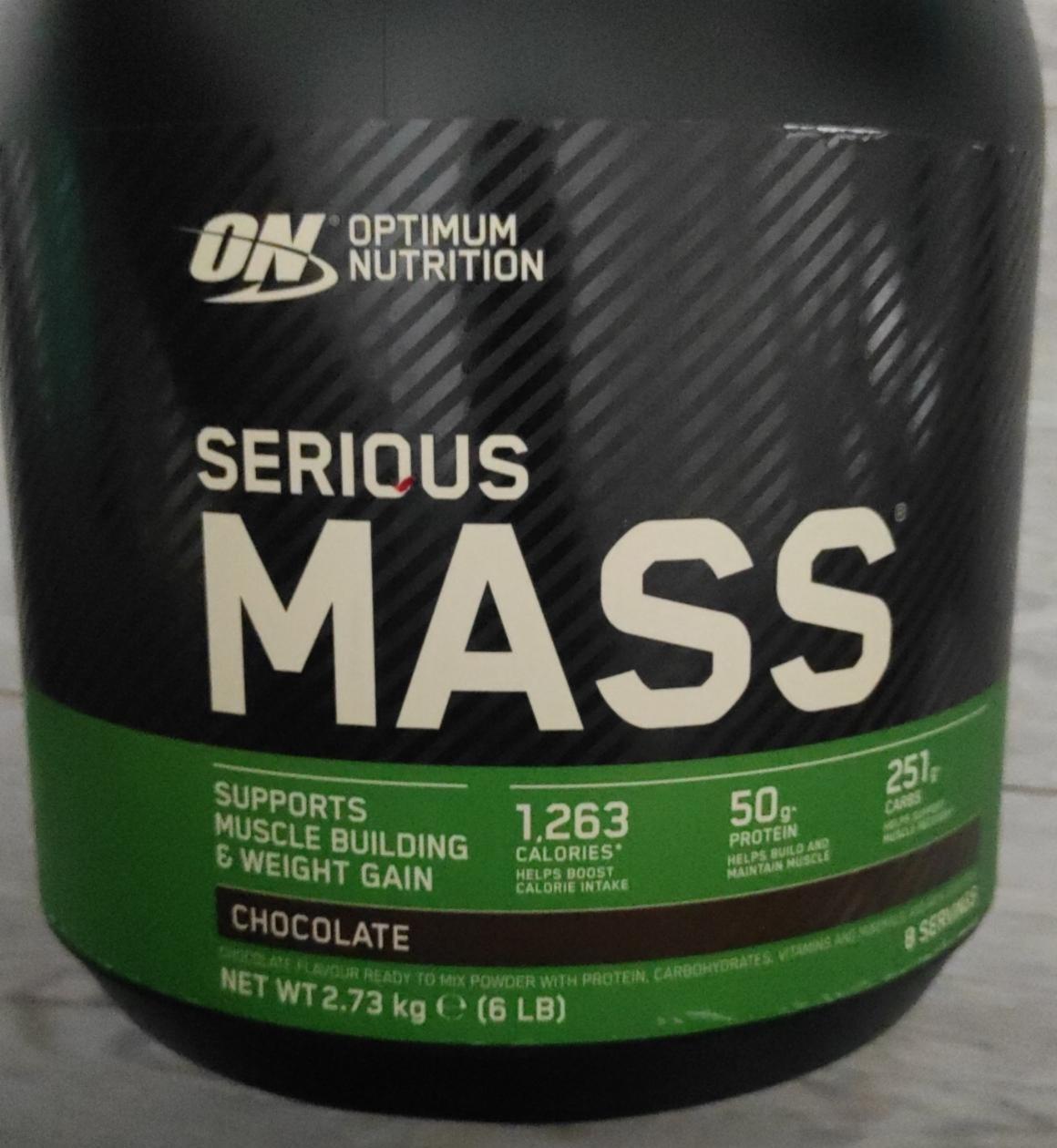 Zdjęcia - Serious MASS chocolate Optimum Nutrition