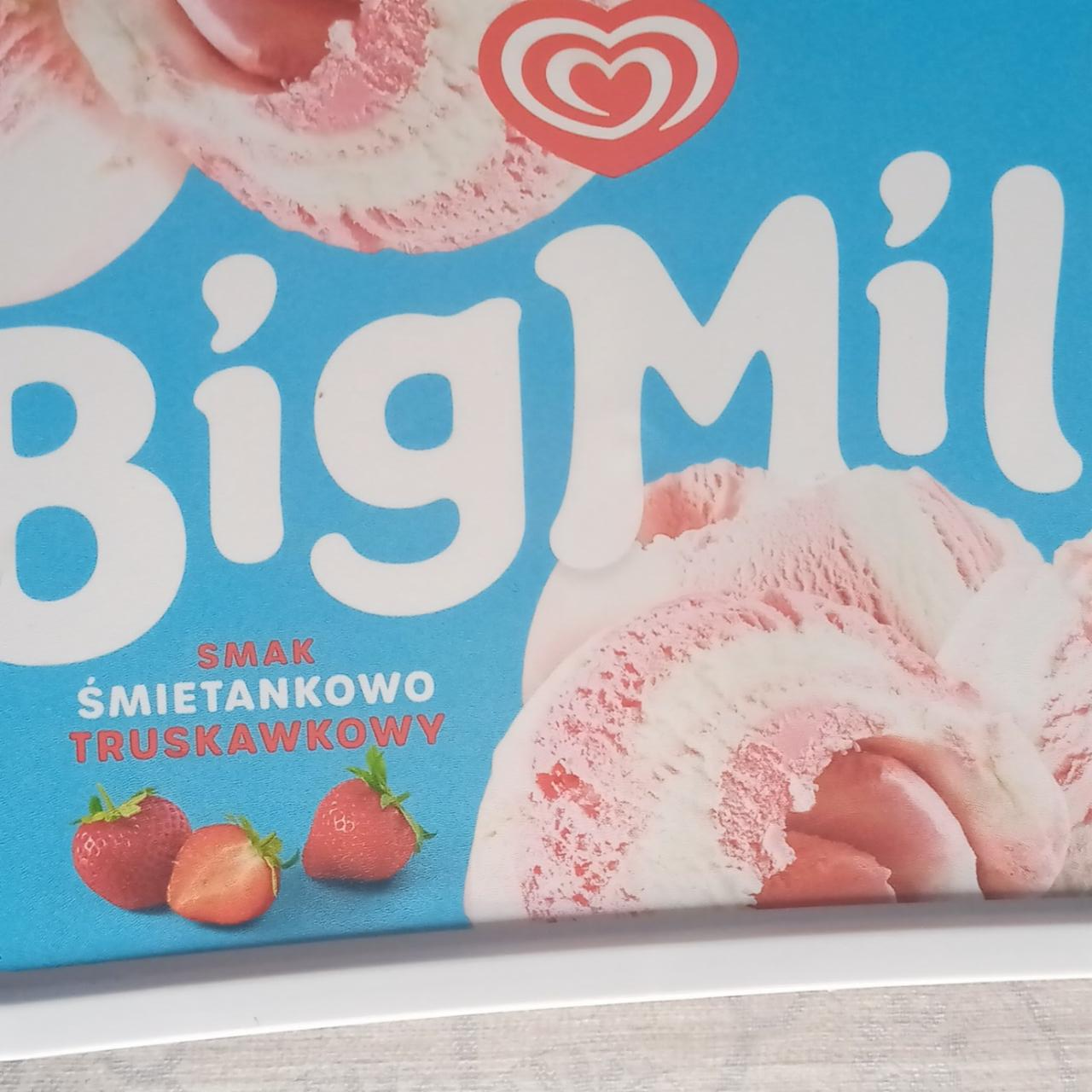 Zdjęcia - Big milk smak śmietankowo truskawkowy Algida