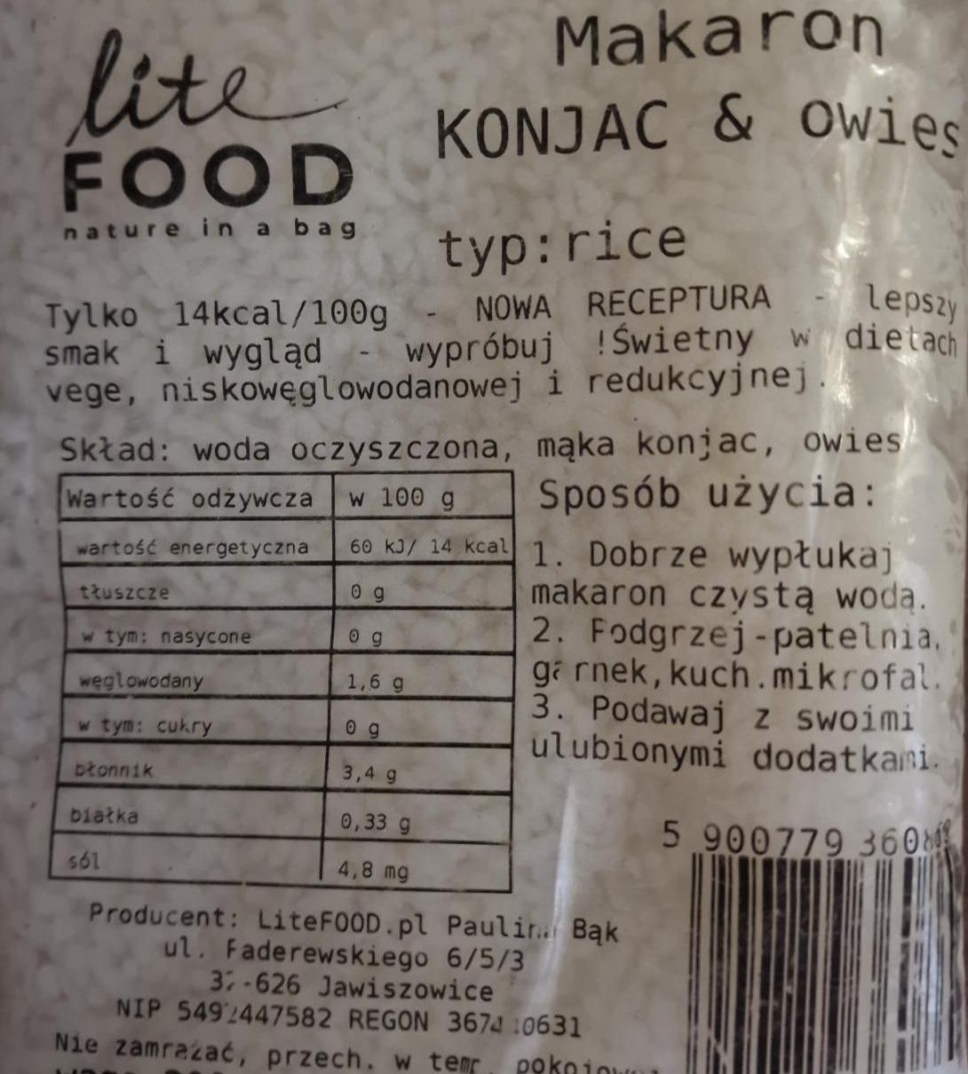 Zdjęcia - Makaron konjac i owies Lite food