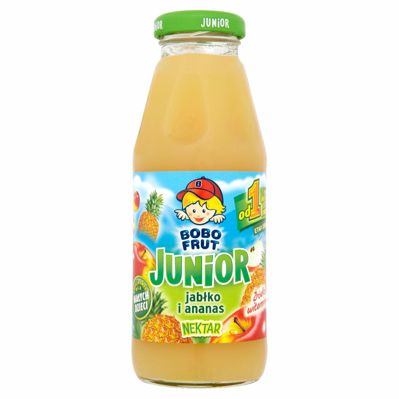 Zdjęcia - Bobo Frut Junior Nektar jabłko i ananas po 1 roku 300 ml