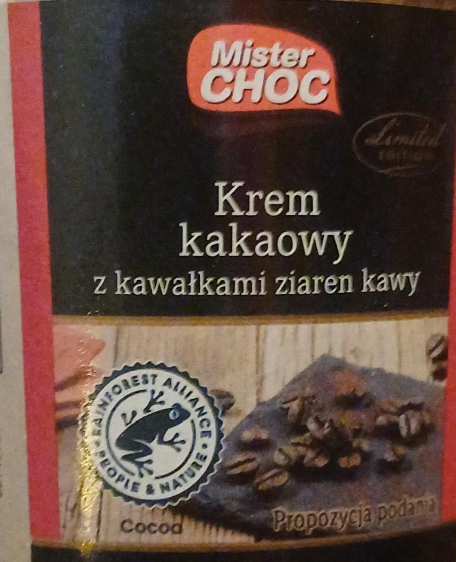 Zdjęcia - Krem kakaowy z kawałkami ziaren kawy Mister Choc