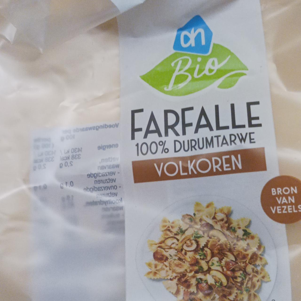 Zdjęcia - Farfalle 100% durum volkoen oh Bio