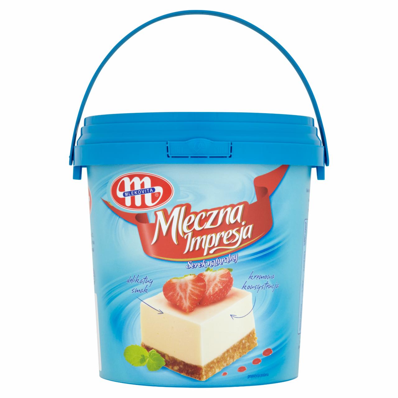 Zdjęcia - Mlekovita Mleczna Impresja Serek naturalny 1 kg