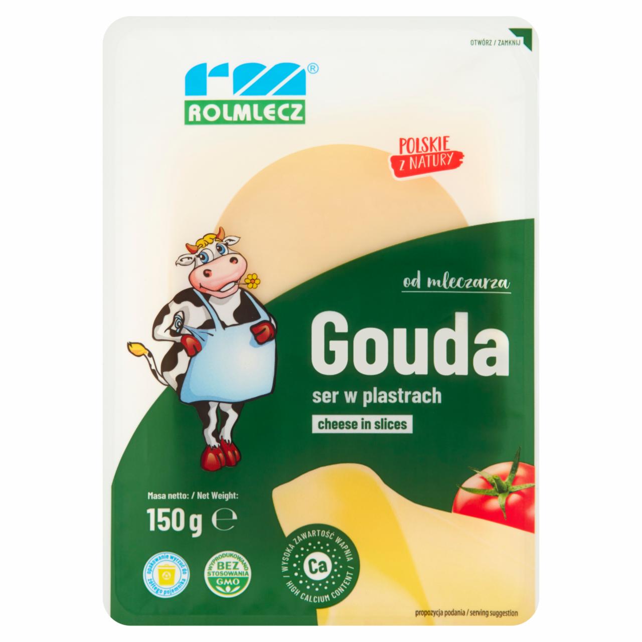 Zdjęcia - Rolmlecz Ser Gouda w plastrach 150 g