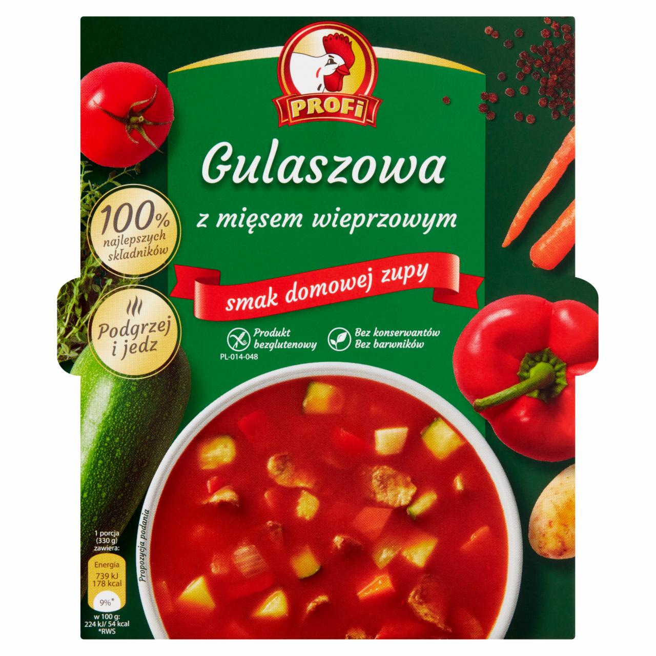 Zdjęcia - Profi Gulaszowa z mięsem wieprzowym 330 g