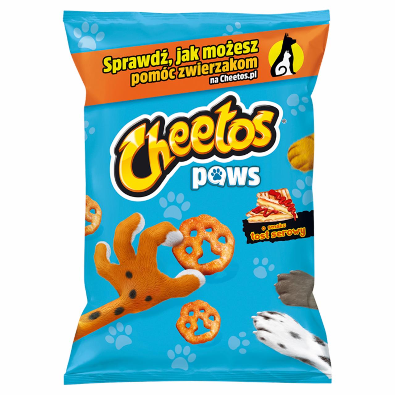 Zdjęcia - Cheetos Paws Chrupki kukurydziane o smaku tost serowy 85 g