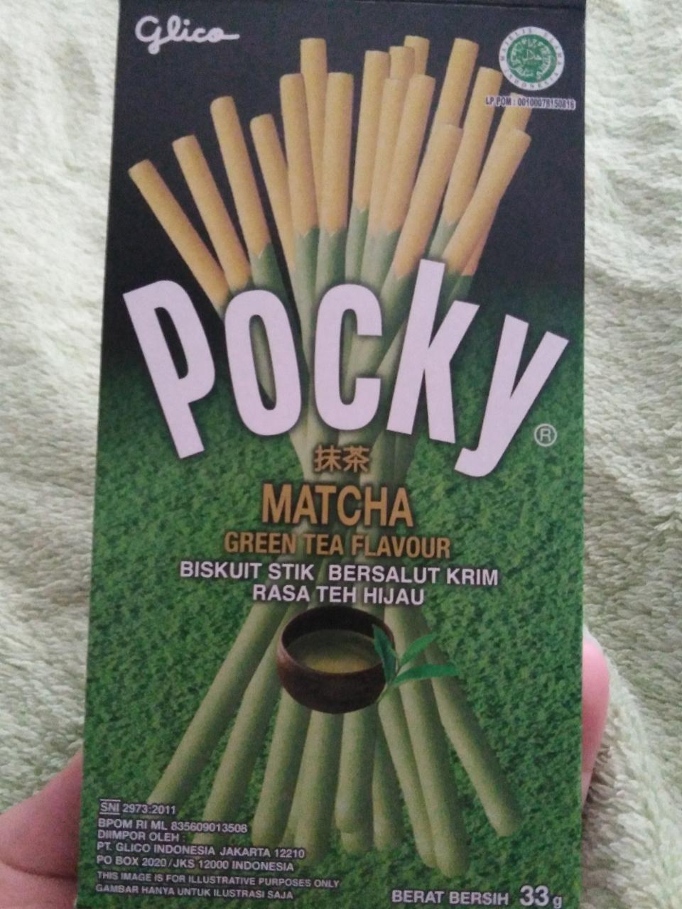 Zdjęcia - pocky glica matcha green tee flavour