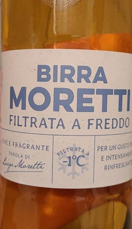 Zdjęcia - birra moretti flitrata a fredo